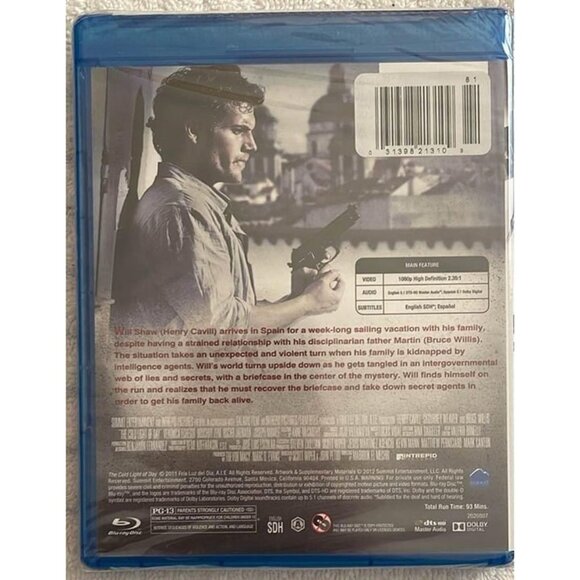 The Cold Light of Day (Blu-ray, New) Bruce Willis, Henry Cavill, Sigourney Weave - Picture 2 of 2